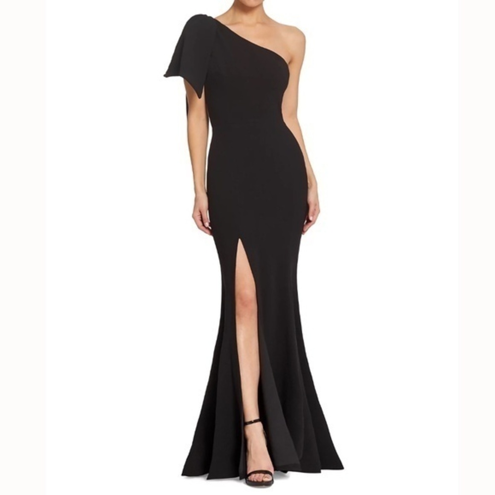 Dress the Population‎ - Georgina One-Shoulder-Bow Gown
